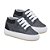 Tênis Abotinado Infantil Litlle Cute com Cadarço Preto e Jeans - Imagem 1