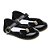 Sapatilha Boneca Infantil Little Cute verniz com Laço em Veludo e Strass Preto - Imagem 1