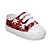 Tênis Infantil estampado cartoon vermelho e branco - Imagem 2