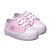 Tênis Infantil estrela rosa bebê e branco - Imagem 1