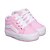 Tênis Infantil cano alto Australian Rosa Bebê e Branco - Imagem 1