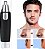 Removedor Aparador de Pelos Elétrico/Portátil para Nariz/Orelha/Rosto / Depilador Facial - Imagem 3