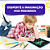 Lousa Mágica Infantil Lcd Tablet Crianças Led 10 Polegadas Sortido - Imagem 10