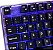 Mouse gamer + teclado usb 2.0 diamond dust Dazz - Imagem 4