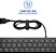 Teclado Com Fio Mini Multimídia Conexão USB Cabo de 150cm Preto Multi (Multilaser) - Imagem 6