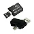 Cartão de memória 4 em 1 8GB micro sd/sd/usb/v8 MC130 Multilaser - Imagem 2