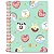 Caderno capa dura 10x1 com 160 folhas feminino Fun Bites Cadersil - Imagem 4