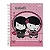 Caderno capa dura 12x1 / 15x1 240 / 300 folhas Rocker Girl Cadersil - Imagem 4