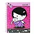 Caderno capa dura 12x1 / 15x1 240 / 300 folhas Rocker Girl Cadersil - Imagem 3