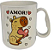 Caneca de plástico 450ml capivara na caixinha - Imagem 3
