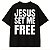 Camiseta Preta Oversized Preta Set Me Free - Imagem 1