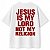 Camiseta Branca Oversized Not My Religion - Imagem 1