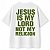 Camiseta Branca Oversized Not My Religion - Imagem 2
