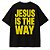 Camiseta Oversized Jesus is The Way - Imagem 1
