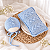 Conjunto Travesseiro Tricô Trança Azul Bebê - Imagem 1