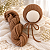 Conjunto Wrap Mohair Amêndoas - Imagem 1