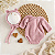 Conjunto Body e touca Ursinho Rosa - Imagem 1