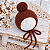 Touca Pompom Mohair Ferrugem - Imagem 1