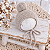 Touca Pompom Mohair Bege Claro - Imagem 1