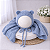 Conjunto Wrap e Touca Ursinho Sweet Azul - Imagem 1