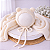 Conjunto Wrap e Touca Ursinho Sweet Branco Off - Imagem 1