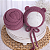 Conjunto Wrap e Touca Ursinho Comfy Lilac - Imagem 2