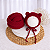 Conjunto Wrap e Touca Ursinho Comfy Bordo - Imagem 2