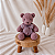 Urso Peti Petá Lilás P 35 cm - Imagem 1