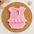 Body Babadinho Lia Rosa Bebê - Imagem 3