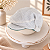 Boina Dupla Face Newborn Verde Menta e Off - Imagem 3