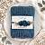 Conjunto Wrap Mohair com Headband Azul Noite - Imagem 1