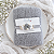 Conjunto Wrap Mohair com Headband Cinza Claro - Imagem 1