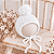 Touca Pompom Candy Branco - Imagem 1
