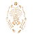 Esqueleto Padrão Tamanho Natural Desarticulado - TGD-0101-C - Imagem 1