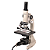 Microscópio Biológico Monocular com Aumento de 20x até 640x e Iluminação LED - TIM-640-3 - Imagem 1