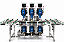 Furadeira 3 Posições com duplo cabeçotes semi automática c/ opcional de 100% automática - Imagem 1