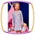 Camisola infantil em malha fresh estampada na cor lilás (acompanha para boneca) - Imagem 5