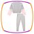Conjunto infantil de blusão cropped e calça jogger em molecotton e nylon holográfico - Imagem 2