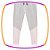Conjunto infantil de blusão cropped e calça jogger em molecotton e nylon holográfico - Imagem 5