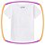 Conjunto infantil camiseta meia malha branca com detalhe nas costas e bermuda nylon marrom - Imagem 4