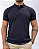Camisa Polo Premium 100% Algodão Azul Marinho Escuro - Imagem 5