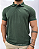 Camisa Polo Premium Verde Musgo Algodão e Elastano - Imagem 1