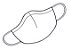 Máscara de Tecido Bico de Pato Preta - Modelo CT - Imagem 3