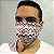 Mascara de Tecido Dupla Face Estampada Chevron - Imagem 4