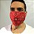 Máscara de Tecido Dupla Face Bandana Vermelha - Imagem 4