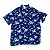 Camisa de Botão Radical Wave Coqueiro Azul Marinho - Imagem 1