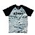 Camiseta Element Snow Camo Raglan Preta Masculina - Imagem 1