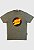 Camiseta Santa Cruz Flaming Dot Front Chumbo Mescla Masculina - Imagem 2