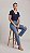 Blusa Feminina Ana Decote V Viscolycra - Imagem 7