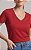 Blusa Feminina Ana Decote V Viscolycra - Imagem 1